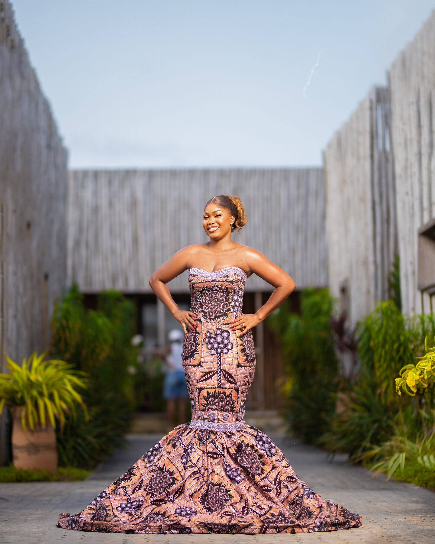 Esther Ayélé ATAYI — robe sirène wax
